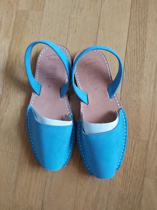 NUEVAS! Avarcas menorquinas piel Llonga's