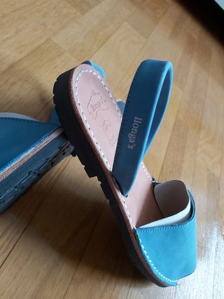 NUEVAS! Avarcas menorquinas piel Llonga's