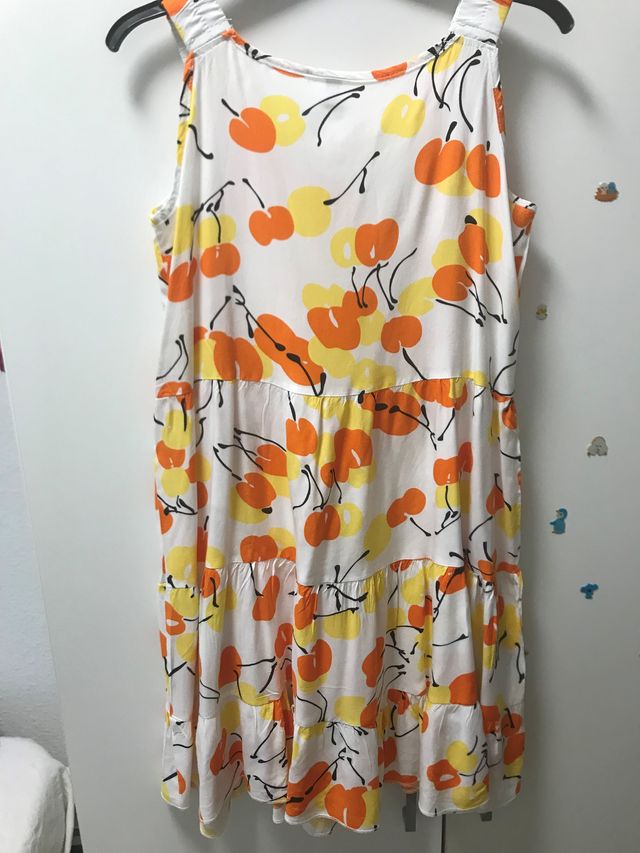 Vestido niña estampado cerezas 11-12 años