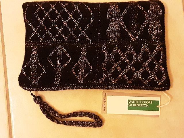 pochette Benetton tessuto