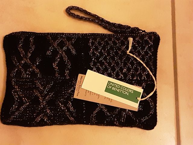 pochette Benetton tessuto