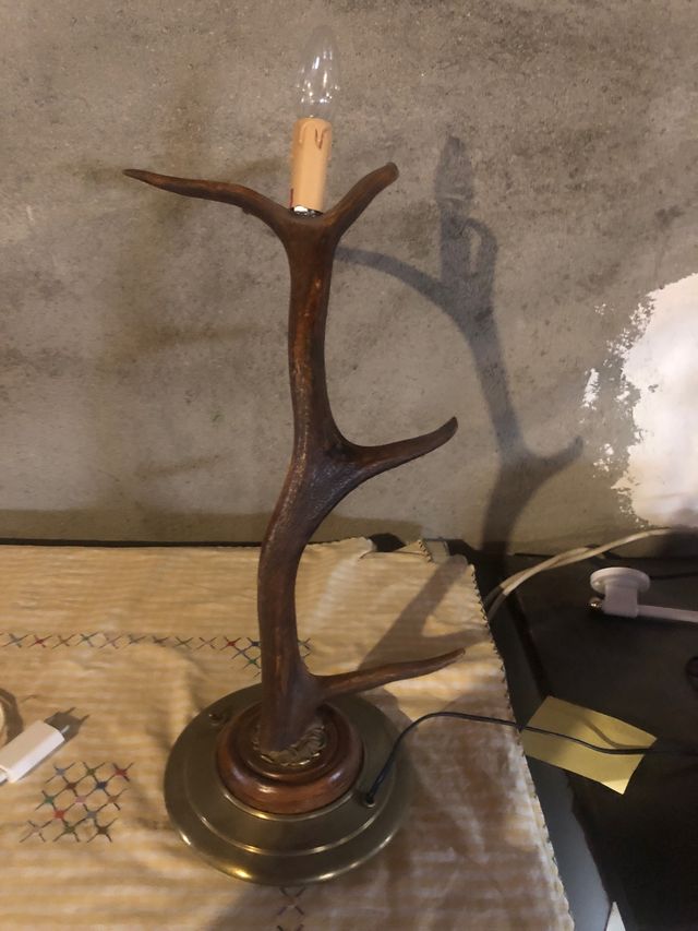 Lámpara artesanal antigua