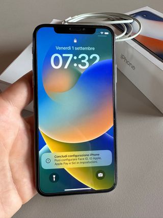 iPhone X 256 gb silver 