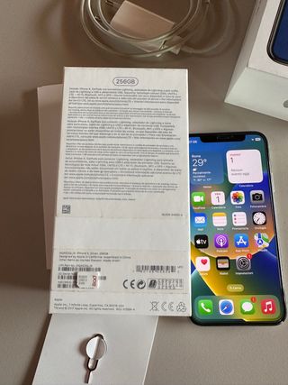 iPhone X 256 gb silver 