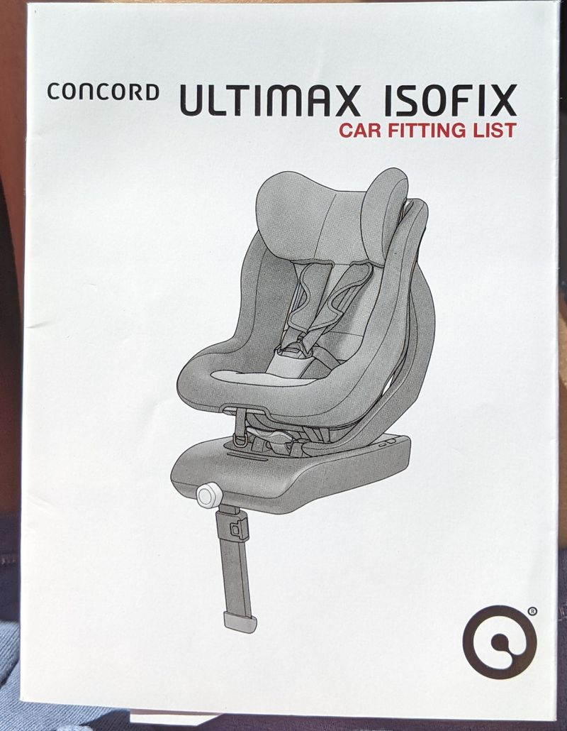 Silla para coche con Isofix Concord Ultimax de segunda mano por