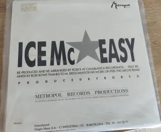 LP vinilo Cinema y Maxi Easy de Ice MC