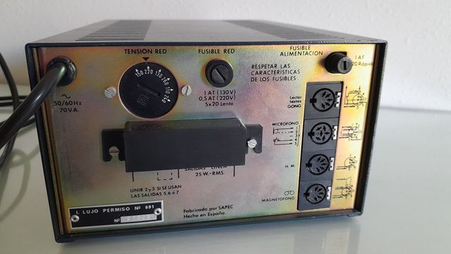 AMPLIFICADOR MONOFÓNICO COSESA