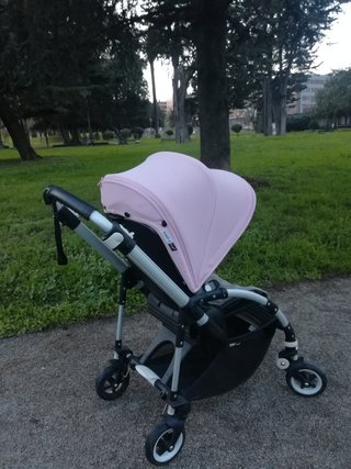 Carrito BUGABOO Bee 5 en rosa, verde y negro