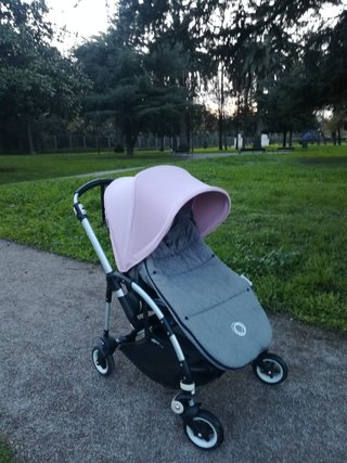 Carrito BUGABOO Bee 5 en rosa, verde y negro