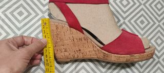 Sandalias cuña Zara Trafaluc 