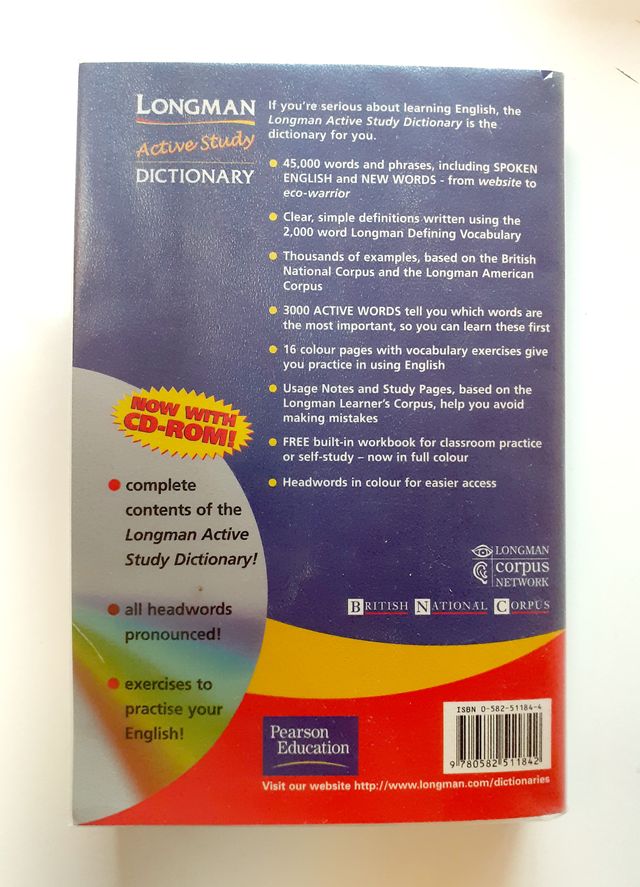 Longman Active Study Dizionario Inglese No CD