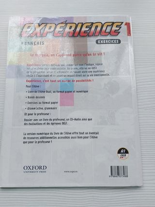 Libro y cuadernillo de francés 1 ESO