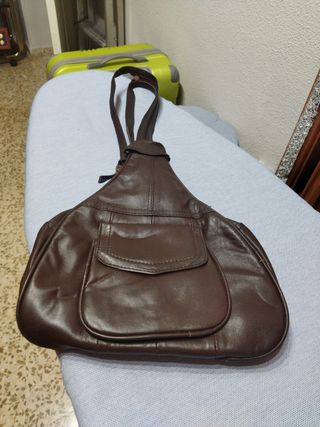 Mochila de piel