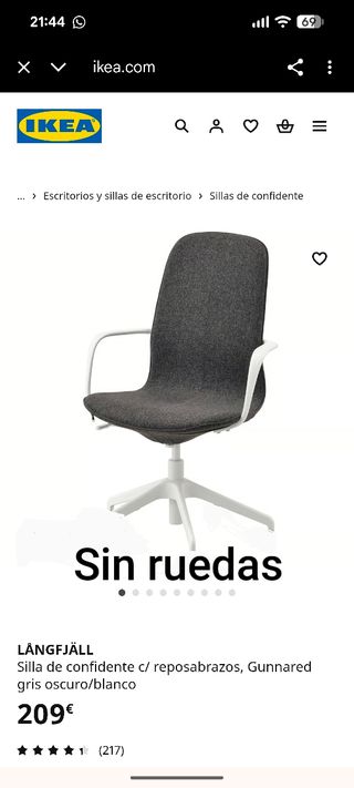 Silla de escritorio Ikea