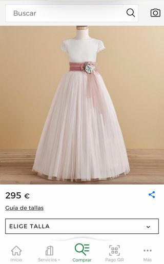 vestido comunion niña