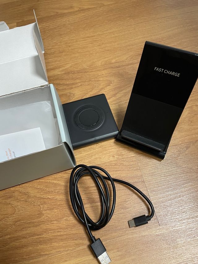 Cargador Inalámbrico Teléfono y cascos