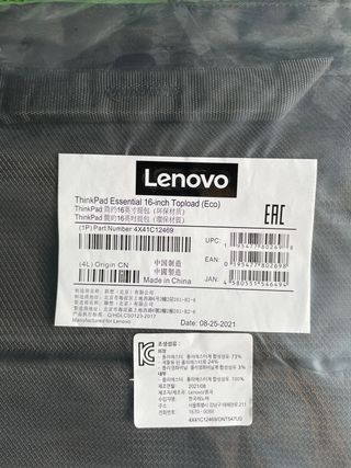 Maletín portátil ThinkPad 16 pulgadas negro