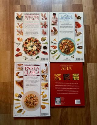 4 libros de cocina en perfecto estado