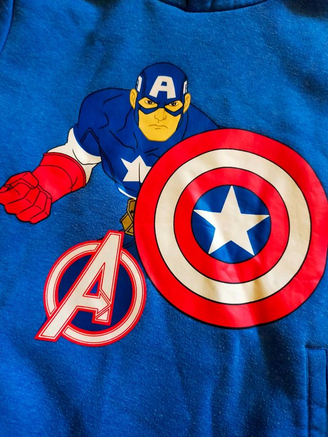 Sudadera Marvel Capitán América