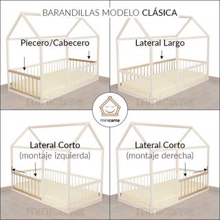 Cama casita montessori
