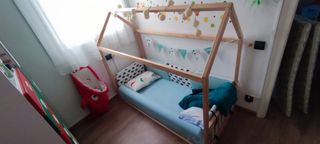 Cama casita montessori