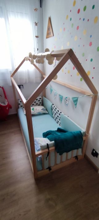 Cama casita montessori