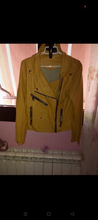 Chaqueta de piel sintética 