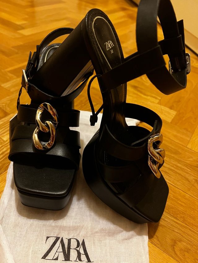 Sandalias plataforma Zara