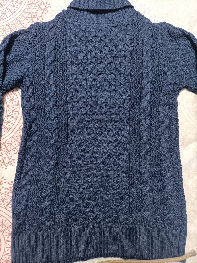 Jersey cuello botón talla 9-10