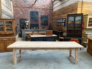 Mesa 3 metros madera maciza 