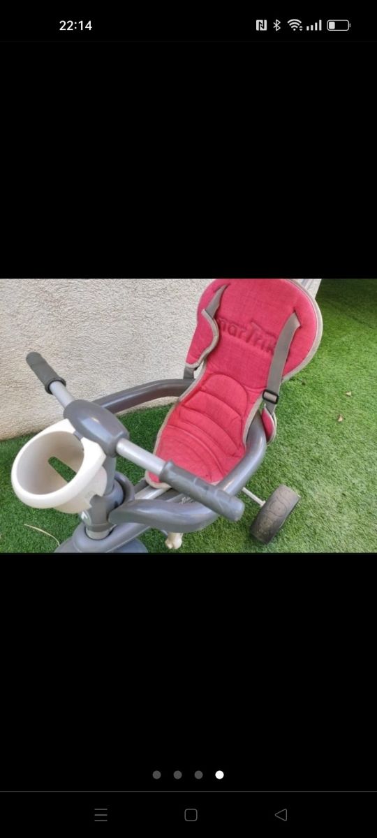 Triciclo infantil con parasol