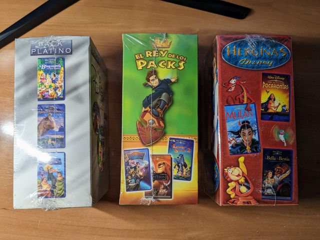 Precintados Pack peliculas VHS
