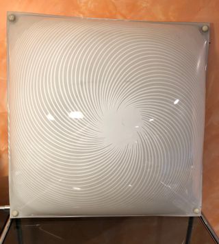 Lámpara plafón grande fluorescente