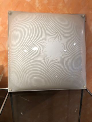 Lámpara plafón grande fluorescente