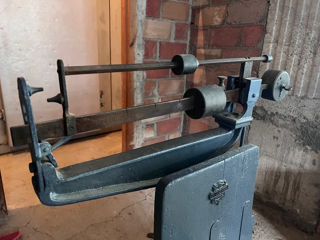 Báscula muy antigua