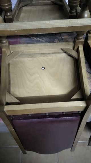 6 Sillas de madera de  haya