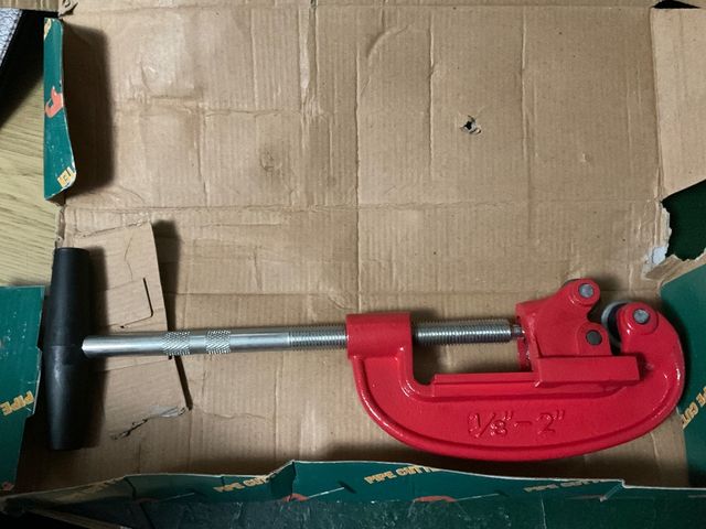 Cortador de tuberias profesional grande