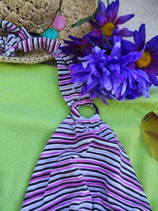 Bikini 👙 a rayas.