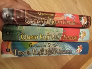 3 Libros Gerónimo Stilton