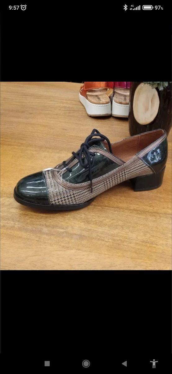 Exclusivos Nemonic 40 a estrenar blucher charol