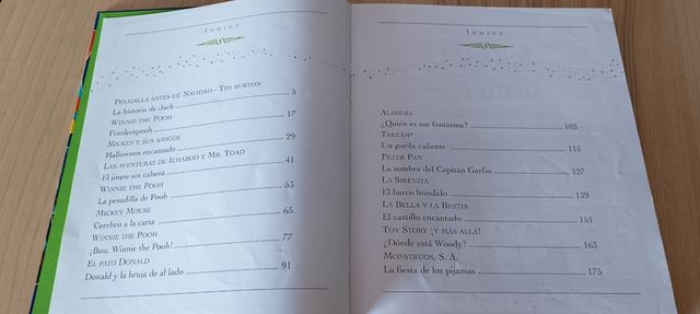 Libro " Cuentos de miedo Disney "