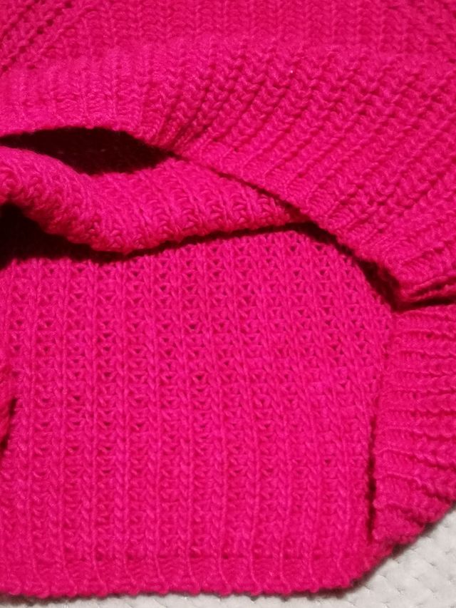  Jersey mujer 10% lana rosa nuevo