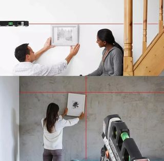 Multiherramienta con nivel láser