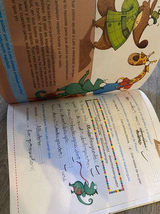 Libro 1 primaría Lecturas El Lobo pupas 1