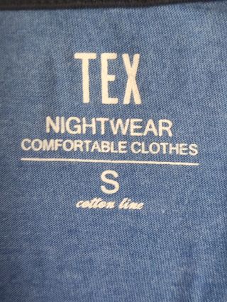 Camiseta azul pijama