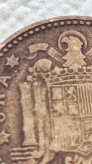 Moneda de 1 pesta de 1947*54