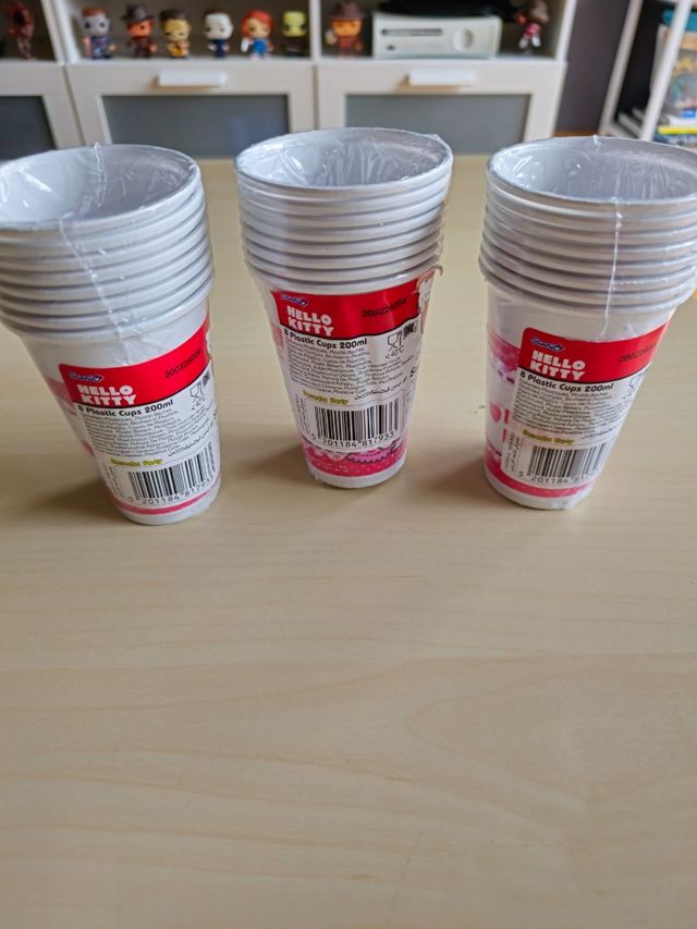 VASOS FIESTA HELLO KITTY