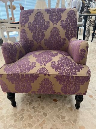 SILLON CLASICO TAPIZADO