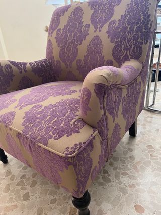 SILLON CLASICO TAPIZADO