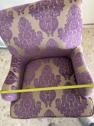 SILLON CLASICO TAPIZADO
